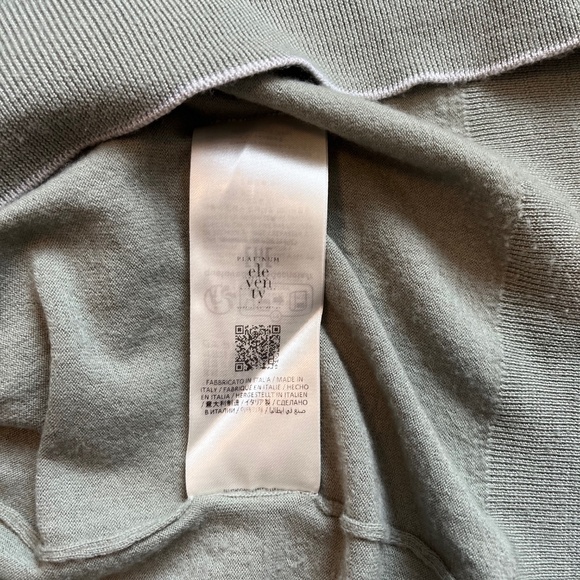 Eleventy Sage Lightweight Super Soft Wool Sweater - Picture 6 of 9